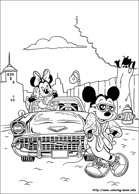 Minnie Mouse Coloring Picture 567x794 Minnie Mouse Coloring Picture