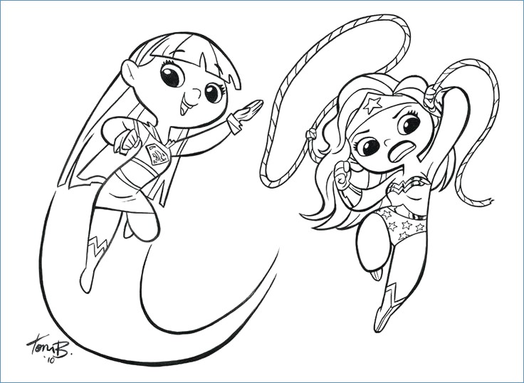 736x538 Batman Superheroes Coloring Page