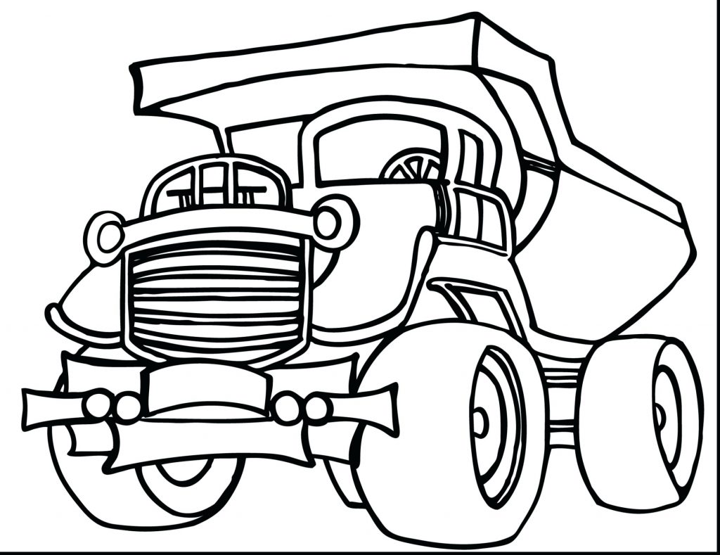 1024x789 Coloring Pages ~ Truck Coloring Pages Magnificent Dump Printable