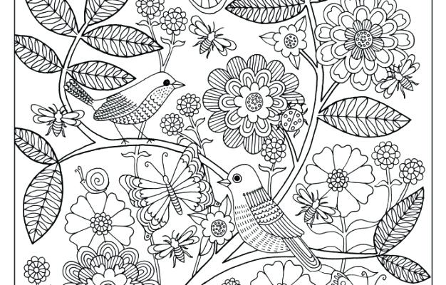 Garden Coloring Pages For Adults at GetColorings.com | Free printable ...