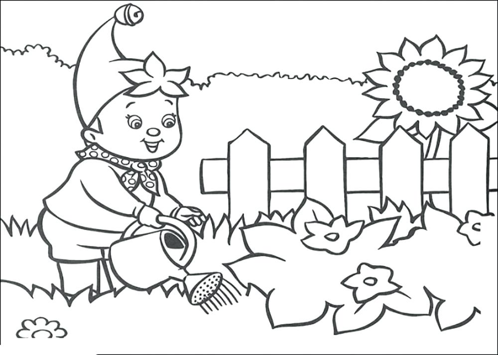 In The Night Garden Colouring Pages Gardening Colouring Pages 1000x713 In The Night Garden Colouring Pages Gardening Colouring Pages