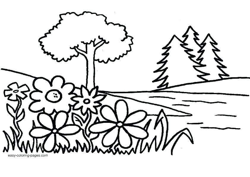 Gardening Coloring Pages Free Printable Kids Coloring Garden 842x598 Gardening Coloring Pages Free Printable Kids Coloring Garden
