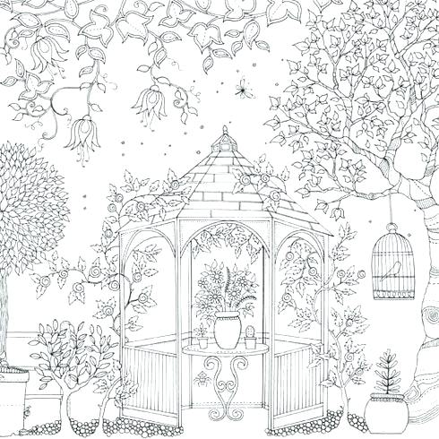 490x490 Garden Coloring Page Coloring Pages Garden Garden Coloring Pages