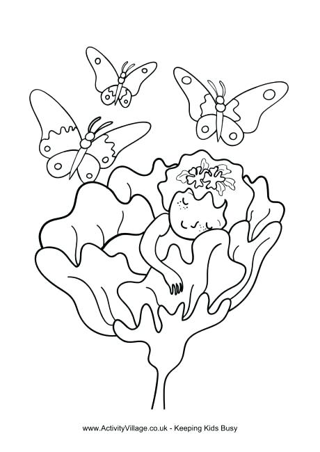 Garden Fairy Coloring Pages at GetColorings.com | Free printable ...