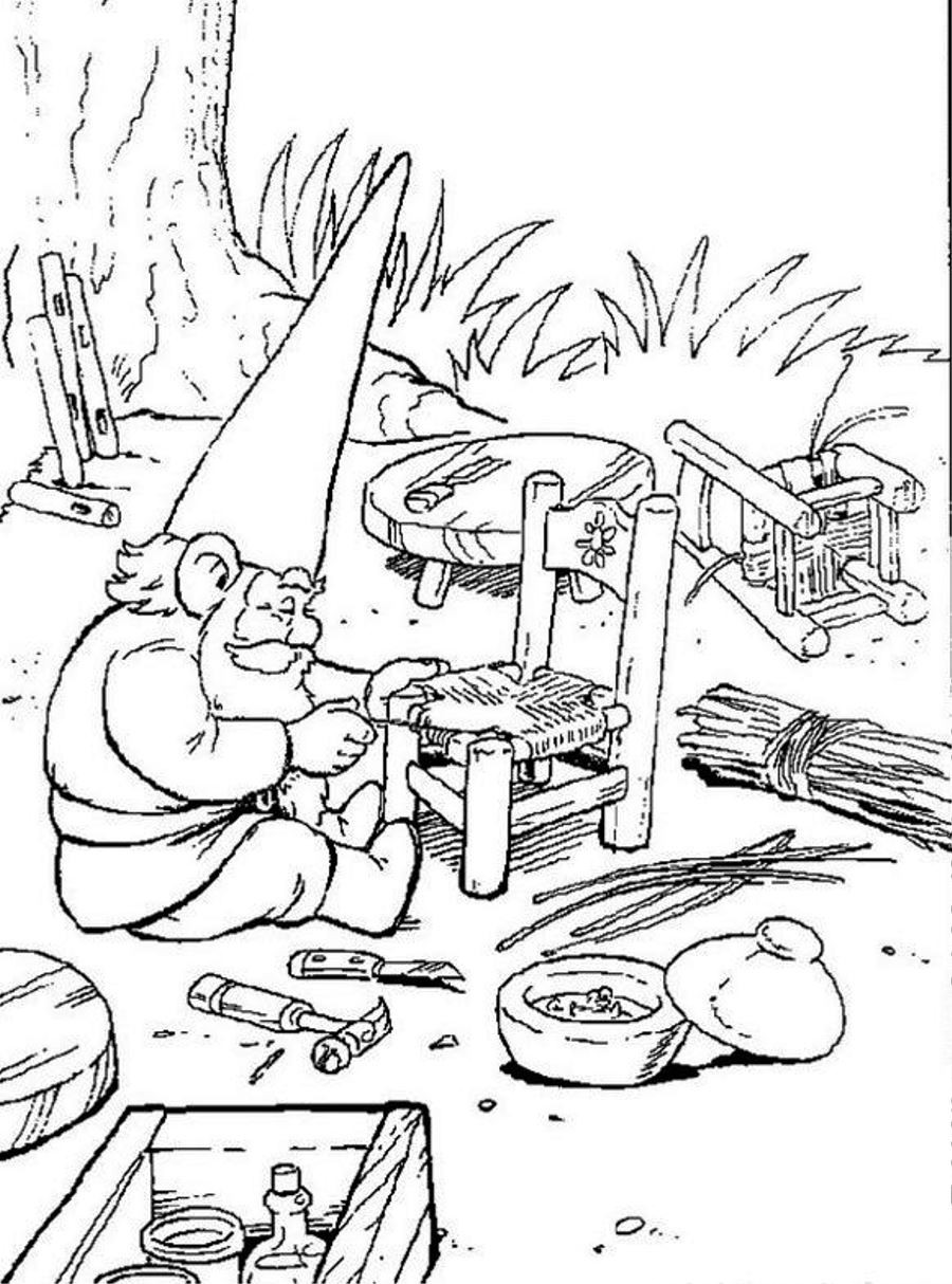 Garden Gnome Coloring Pages at - Garden Gnome Coloring Pages 11