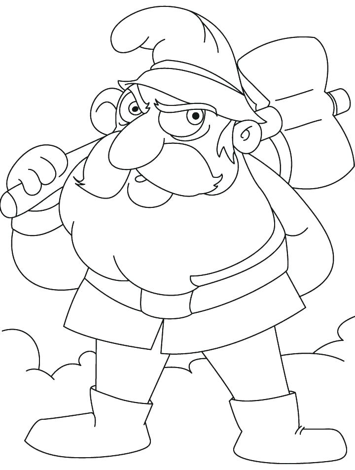 Garden Gnome Coloring Pages at GetColorings.com | Free printable ...