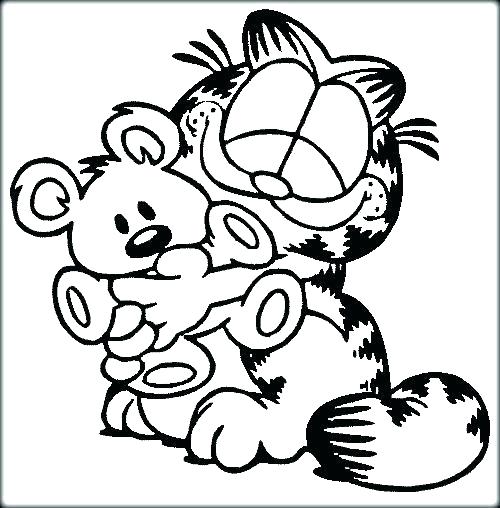Garfield And Odie Coloring Pages at GetColorings.com | Free printable ...