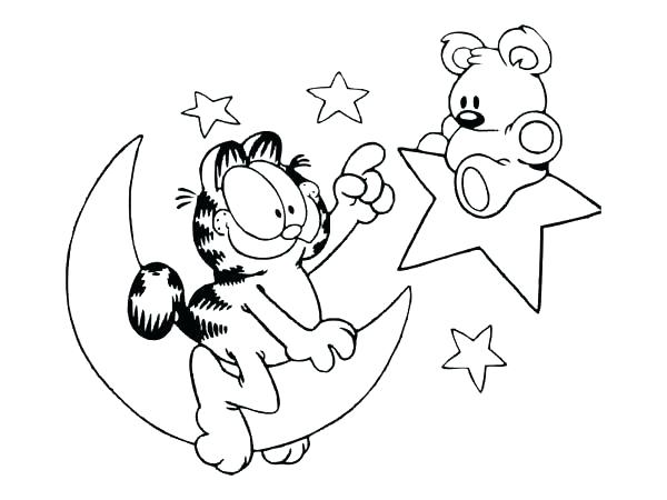 600x450 Garfield Coloring Page Coloring Sheets Printable Coloring Coloring