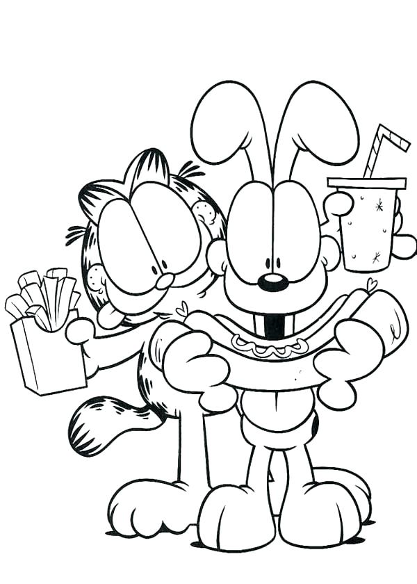 600x840 Color Pages Color Pages Printable Color Pages Eating Junk Food