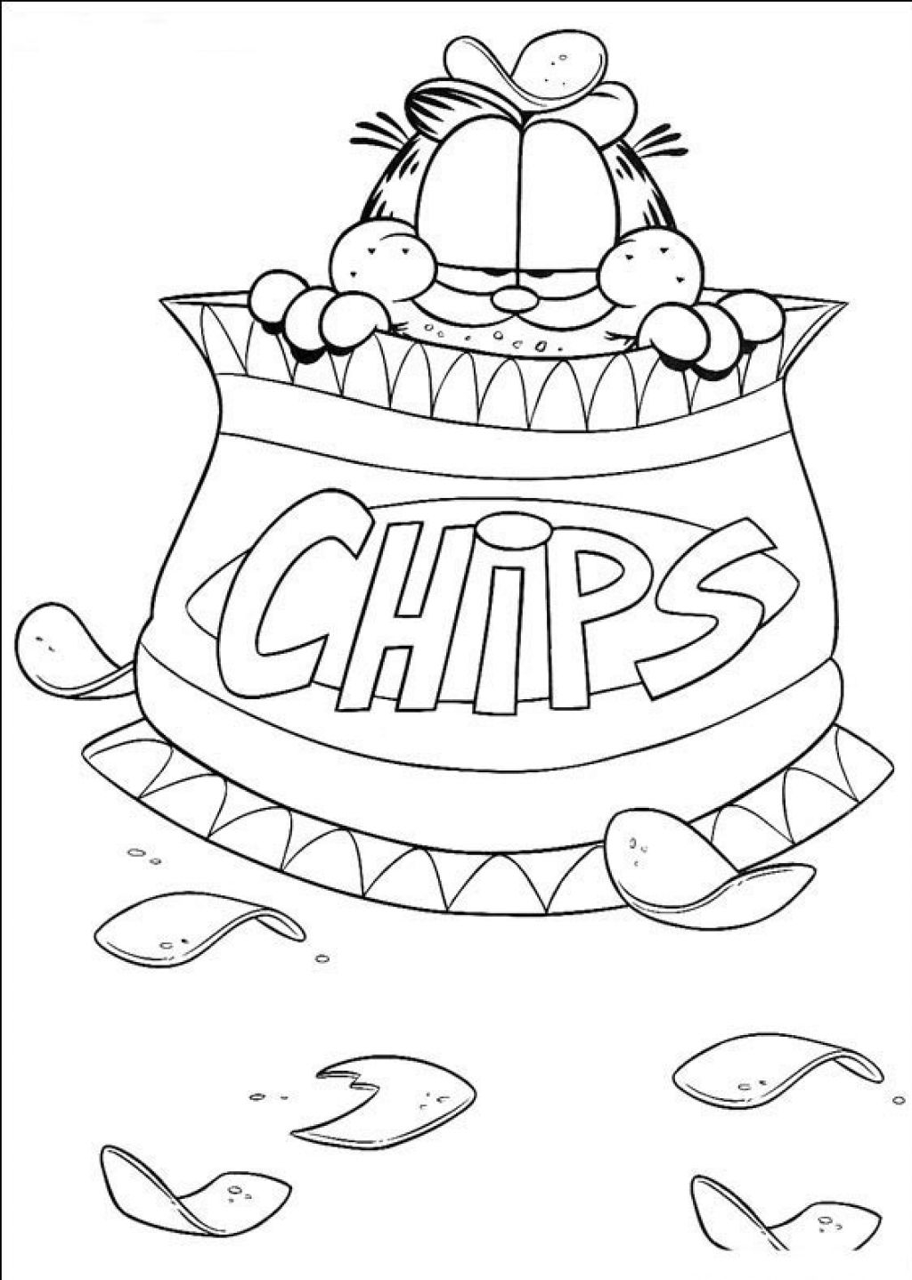 1024x1437 Fresh Garfield Eating Coloring Pages Design Free Coloring Pages