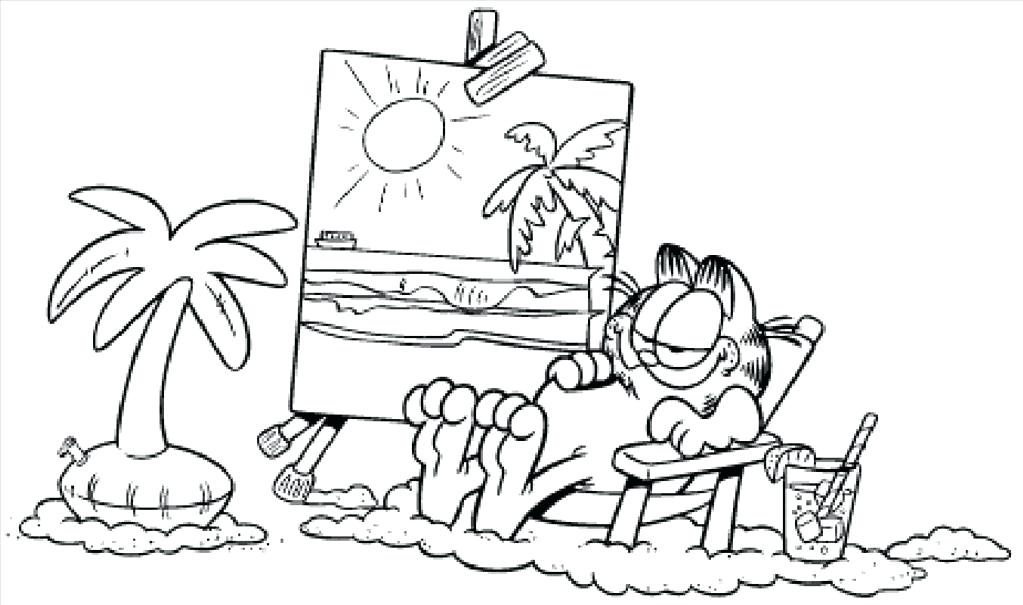 1023x605 Garfield Coloring Pages Coloring Page Coloring Pages To Print