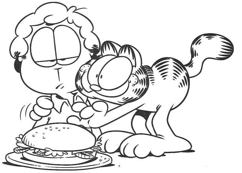 Garfield Coloring Pages at GetColorings.com | Free printable colorings ...