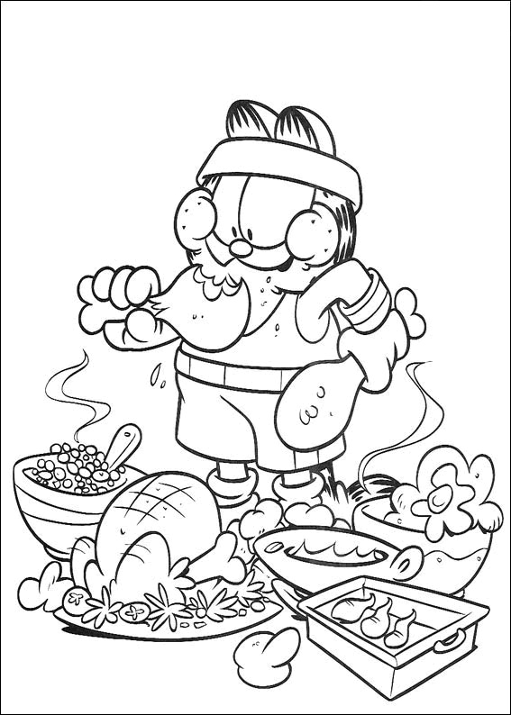 567x794 Surprising Inspiration Garfield Coloring Pages 2 To Print For Kids