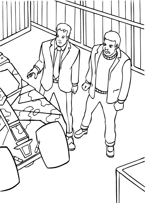 607x850 Batman And Gargoyle Coloring Pages