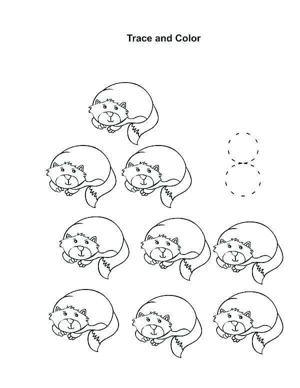 600x776 Number 8 Coloring Page Number 8 Coloring Pages Count Animal Number