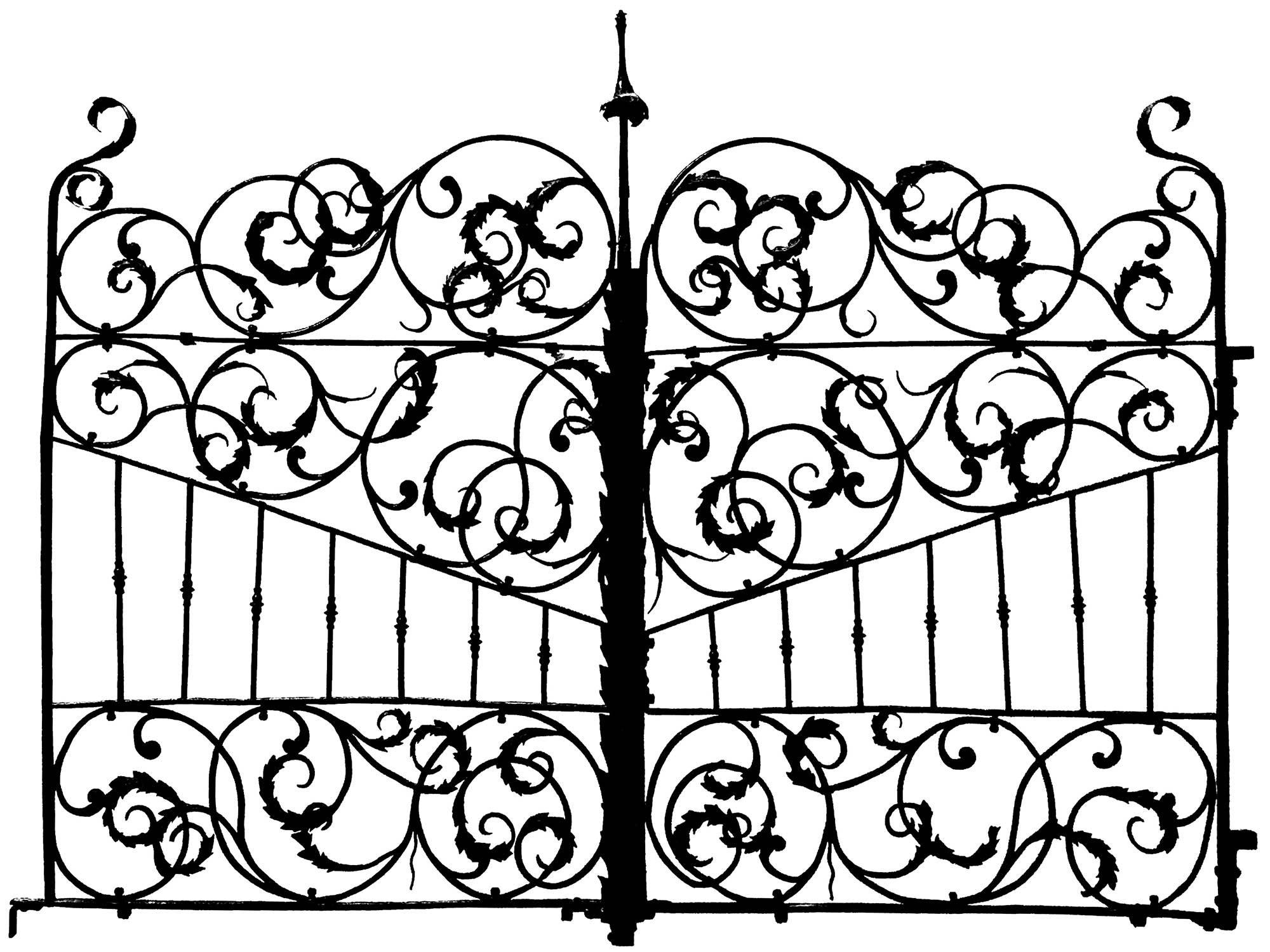 2000x1500 Gate Italy 17th Century 2