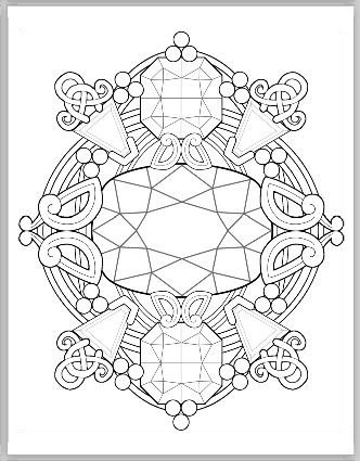 Gemstone Fantasy Coloring Book Vol. I Pdf Coloring Pages 332x425 Gemstone Fantasy Coloring Book Vol. I Pdf Coloring Pages