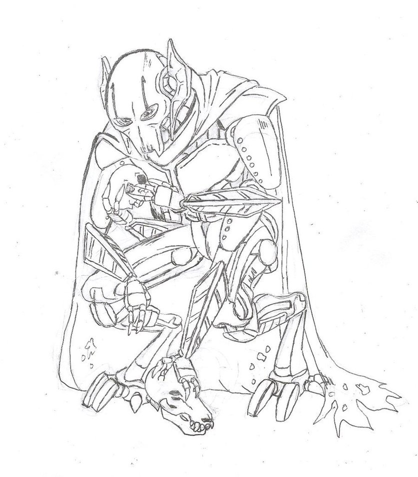 General Grievous Coloring Pages Printable 452910 836x955 General Grievous Coloring Pages Printable 452910