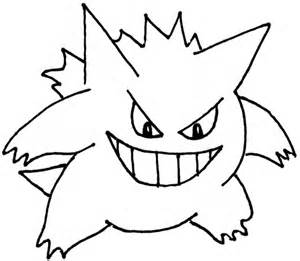 Gengar Coloring Pages at GetColorings.com | Free printable colorings ...