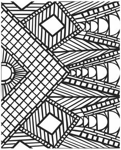 236x293 Geometric Adult Coloring Pages Zentangles, Doodles