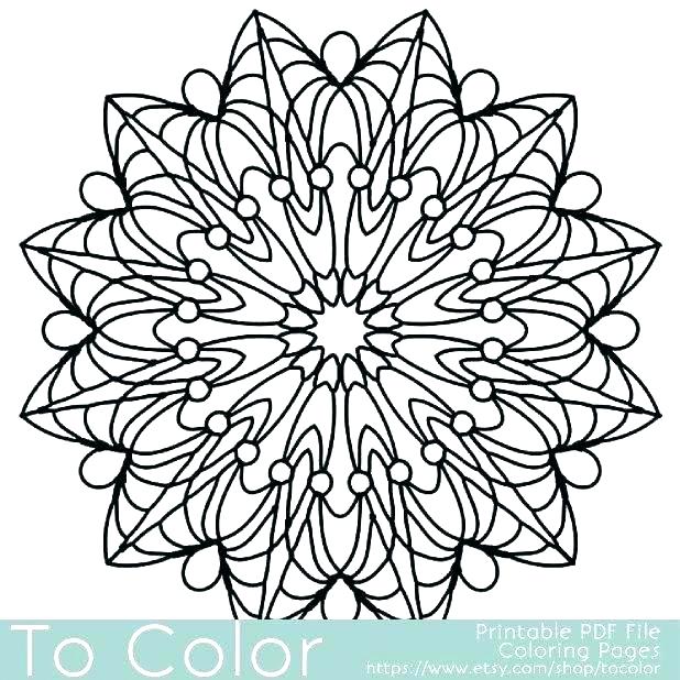 618x618 Geometric Coloring Pages Coloring Geometric Shapes Coloring Pages