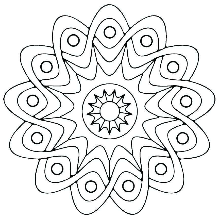 Coloring Pages Geometric 863x863 Coloring Pages Geometric