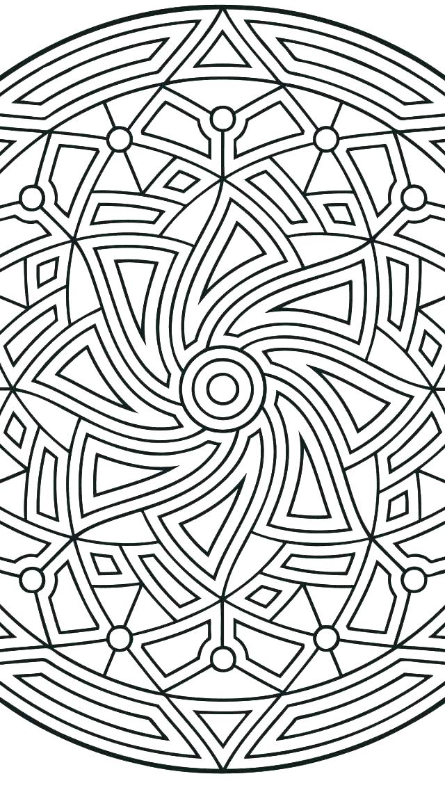 640x1136 Free Design Coloring Pages