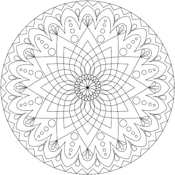600x600 Amazing Mandala Coloring Pages For Kids And Mandala Coloring Pages