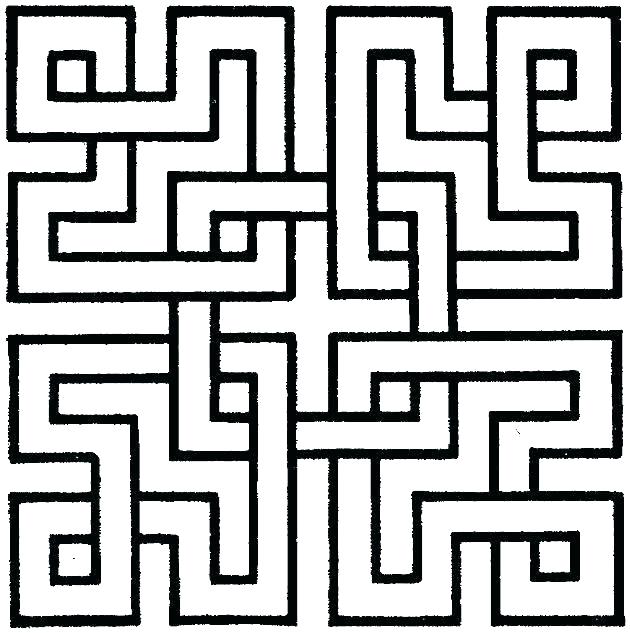 630x633 Geometric Coloring Pages Pdf Geometric Patterns Coloring Pages