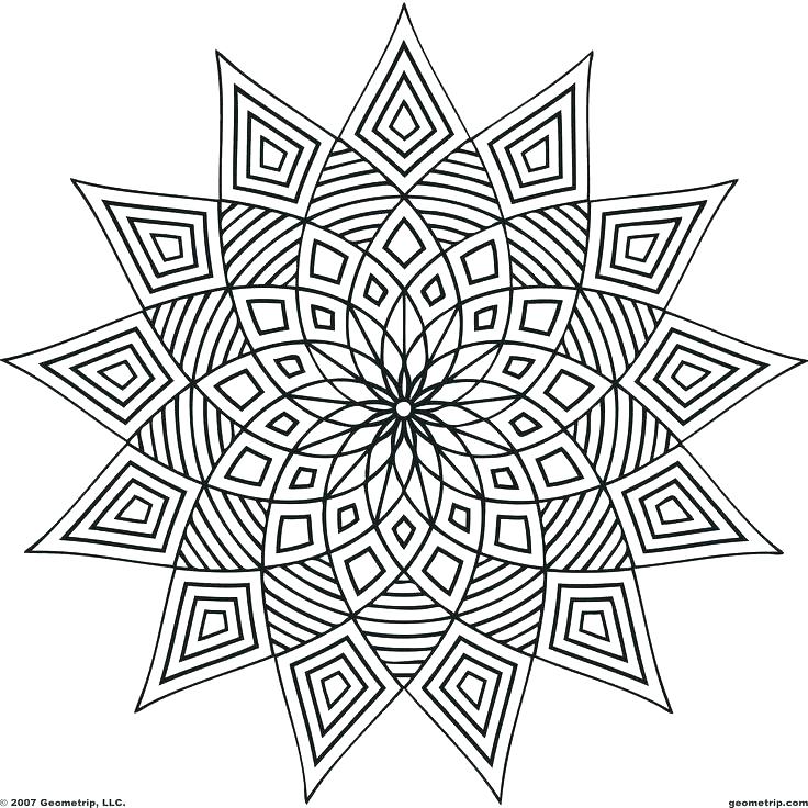 Geometric Shapes Coloring Pages Geometric Geometric Design 736x736 Geometric Shapes Coloring Pages Geometric Geometric Design