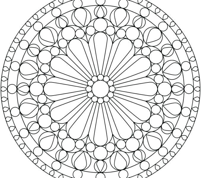 678x600 Geometric Pattern Coloring Pages Cliptext.co