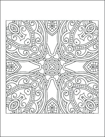 Geometric Coloring Pages Free Geometric Coloring Pages 360x466 Geometric Coloring Pages Free Geometric Coloring Pages