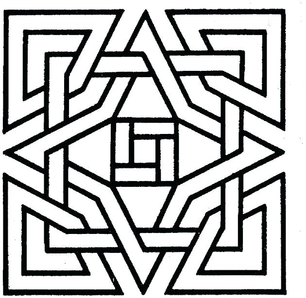 Geometric Colouring In Geometric Shapes Cartoon Coloring Page 630x614 Geometric Colouring In Geometric Shapes Cartoon Coloring Page