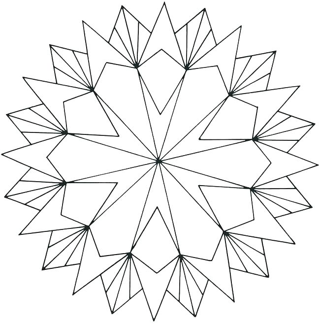 Geometric Shapes Coloring Pages Shapes Color Pages Geometric Free 650x658 Geometric Shapes Coloring Pages Shapes Color Pages Geometric Free