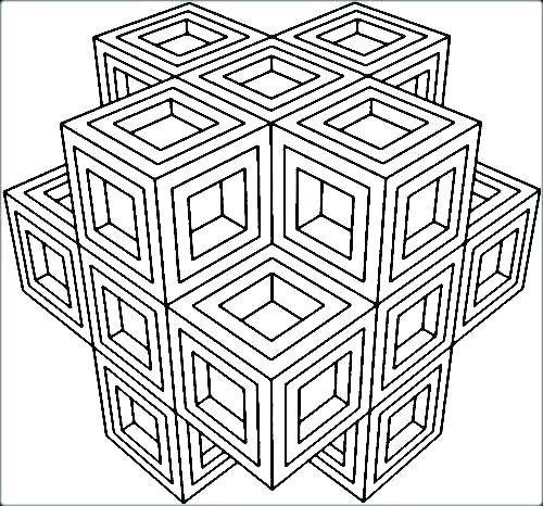 Coloring Pages Geometric Shapes Devon Creamteas 500x466 Coloring Pages Geometric Shapes Devon Creamteas