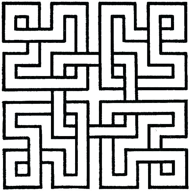 Geometric Shape Coloring Pages 630x633 Geometric Shape Coloring Pages