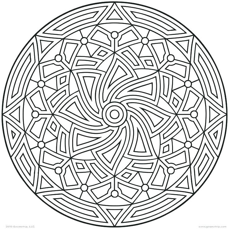 Geometric Shape Coloring Pages Free Printable Geometric Coloring 736x736 Geometric Shape Coloring Pages Free Printable Geometric Coloring