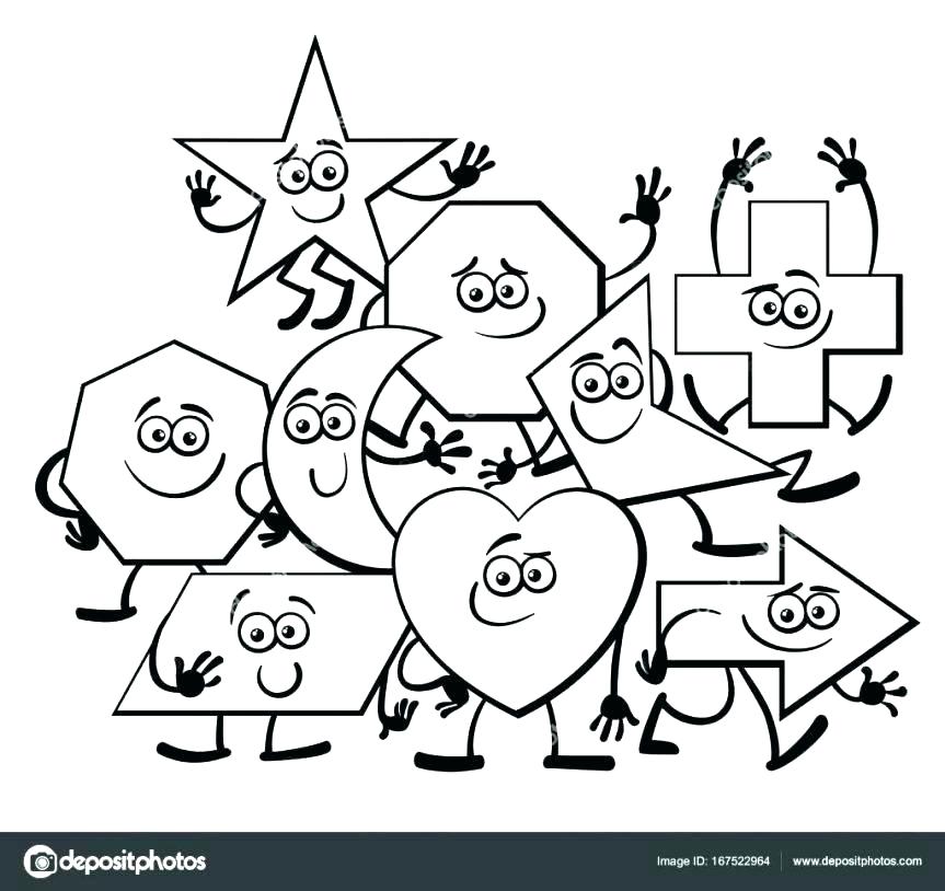 Geometric Shapes Coloring Pages Best Of Shapes Coloring Pages 863x814 Geometric Shapes Coloring Pages Best Of Shapes Coloring Pages