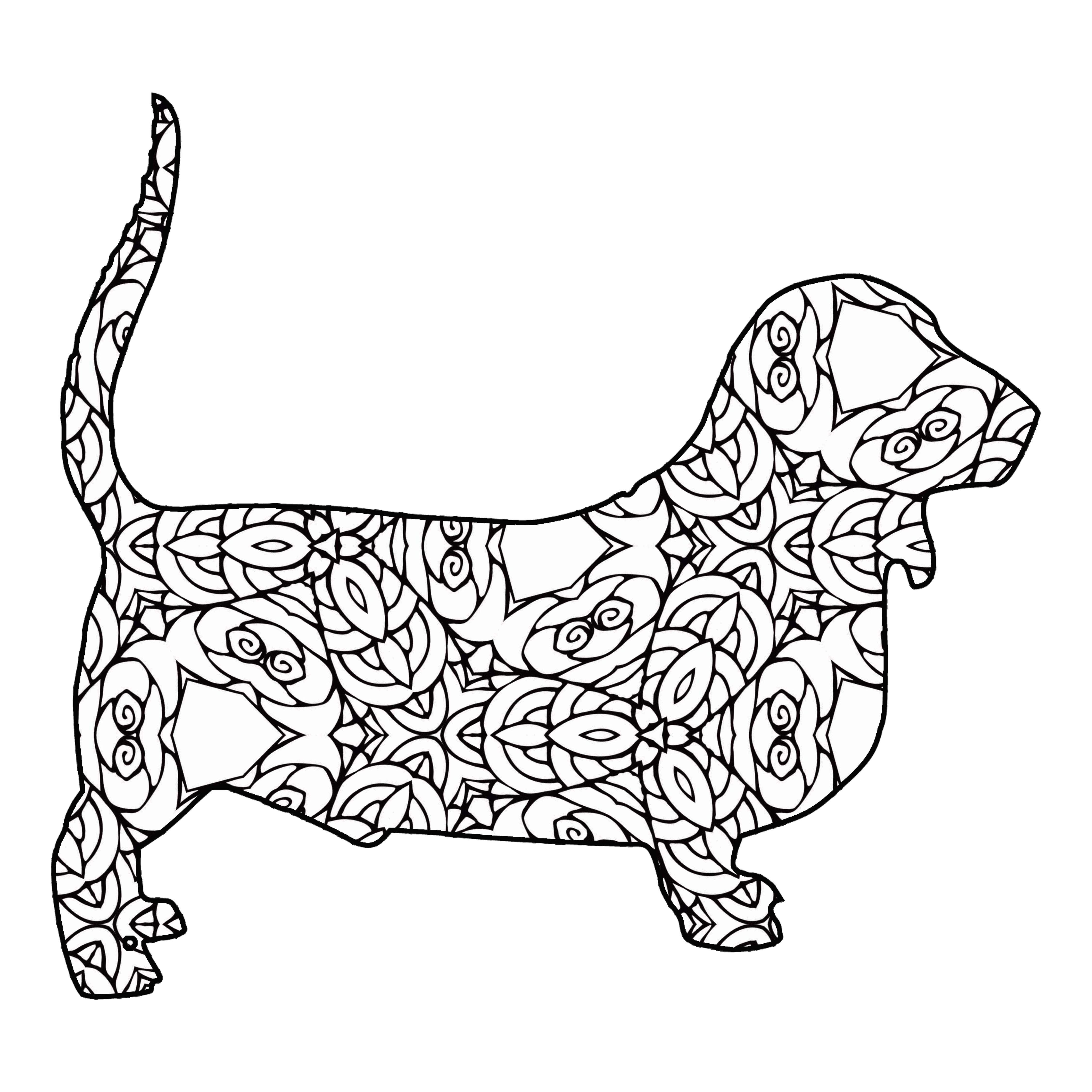 Geometrical Coloring Pages