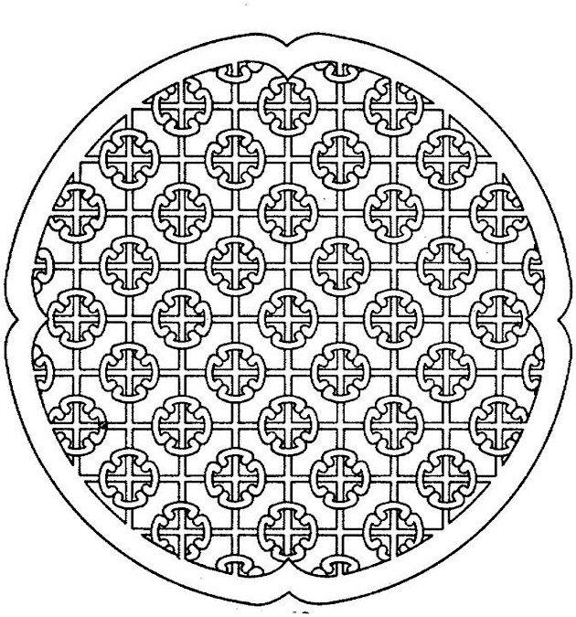 630x675 Geometric Coloring Pages (7) Coloring Kids