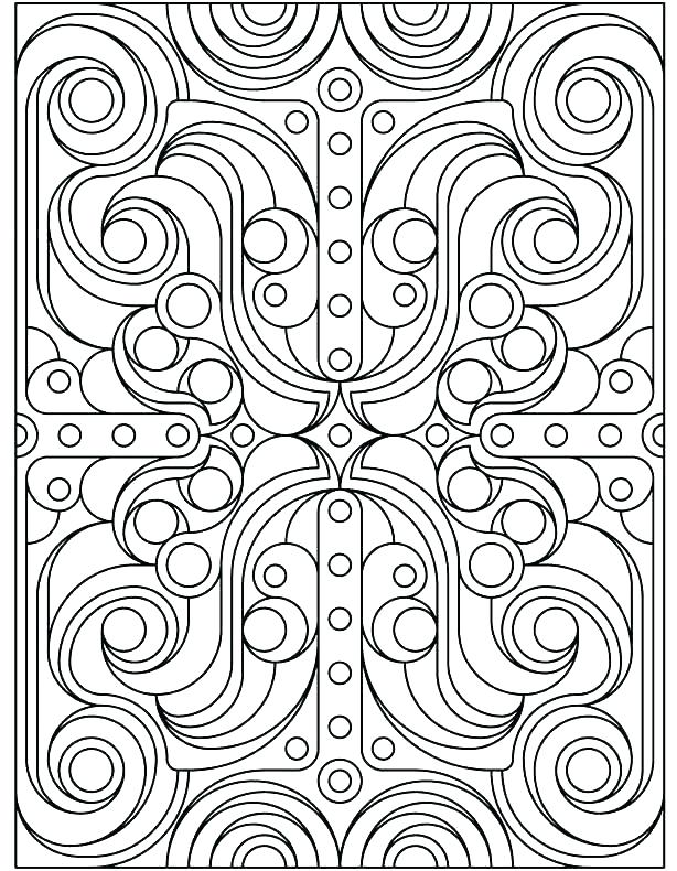614x790 Geometric Coloring Pages Geometric Coloring Pages Geometric