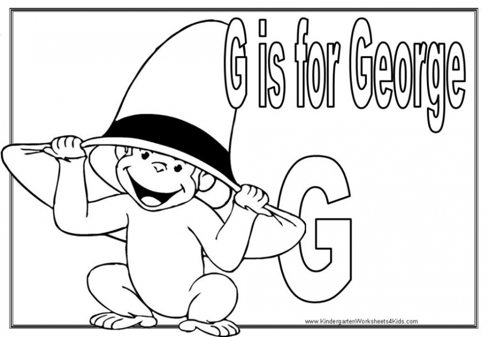 960x663 Free Printable Curious George Coloring Pages
