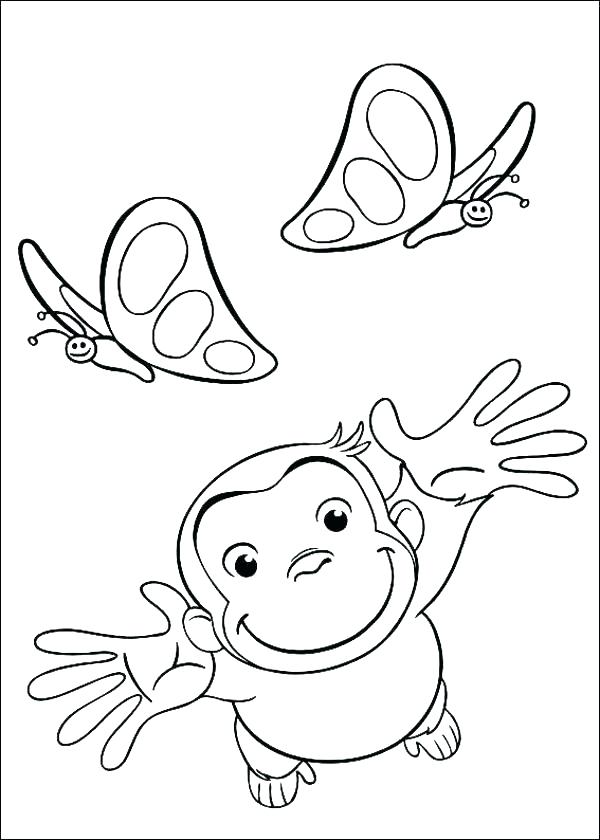 600x840 Curious George Coloring Page Curious Coloring Sheets Free Curious