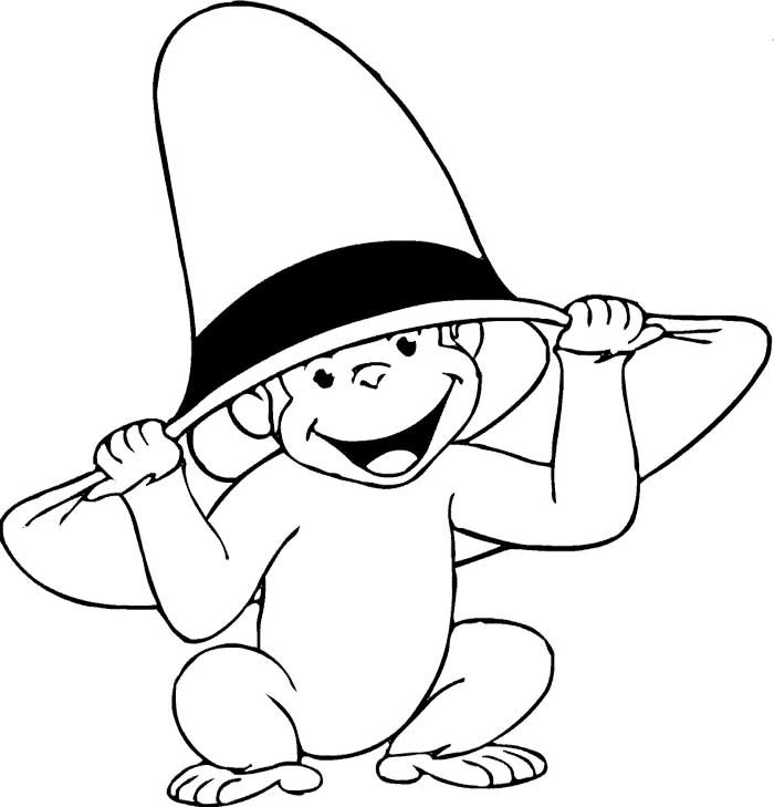 Curious George Coloring Pages Pictures To Color And Print 700x729 Curious George Coloring Pages Pictures To Color And Print