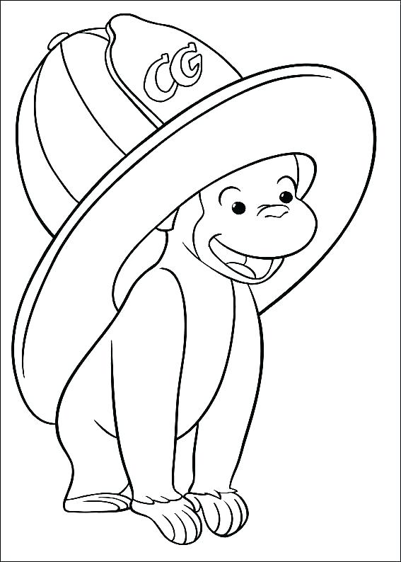 Coloring Pages Curious George Deepart 567x794 Coloring Pages Curious George Deepart