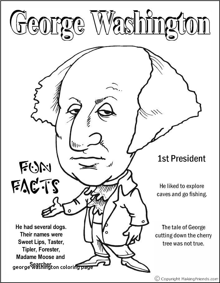 George Washington Coloring Page 706x906 George Washington Coloring Page