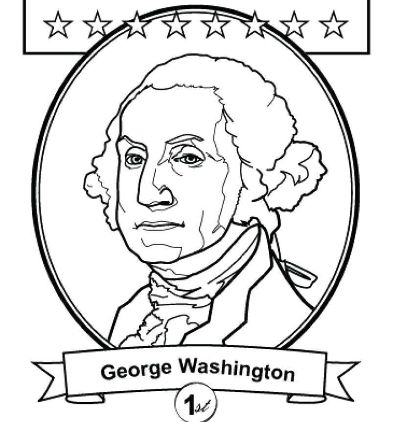 George Washington Coloring Pages Printable 803x864 George Washington Coloring Pages Printable