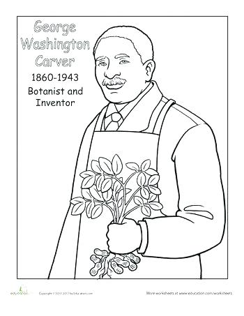 Coloring Pages Of George Washington Coloring Page Carver Coloring 350x453 Coloring Pages Of George Washington Coloring Page Carver Coloring