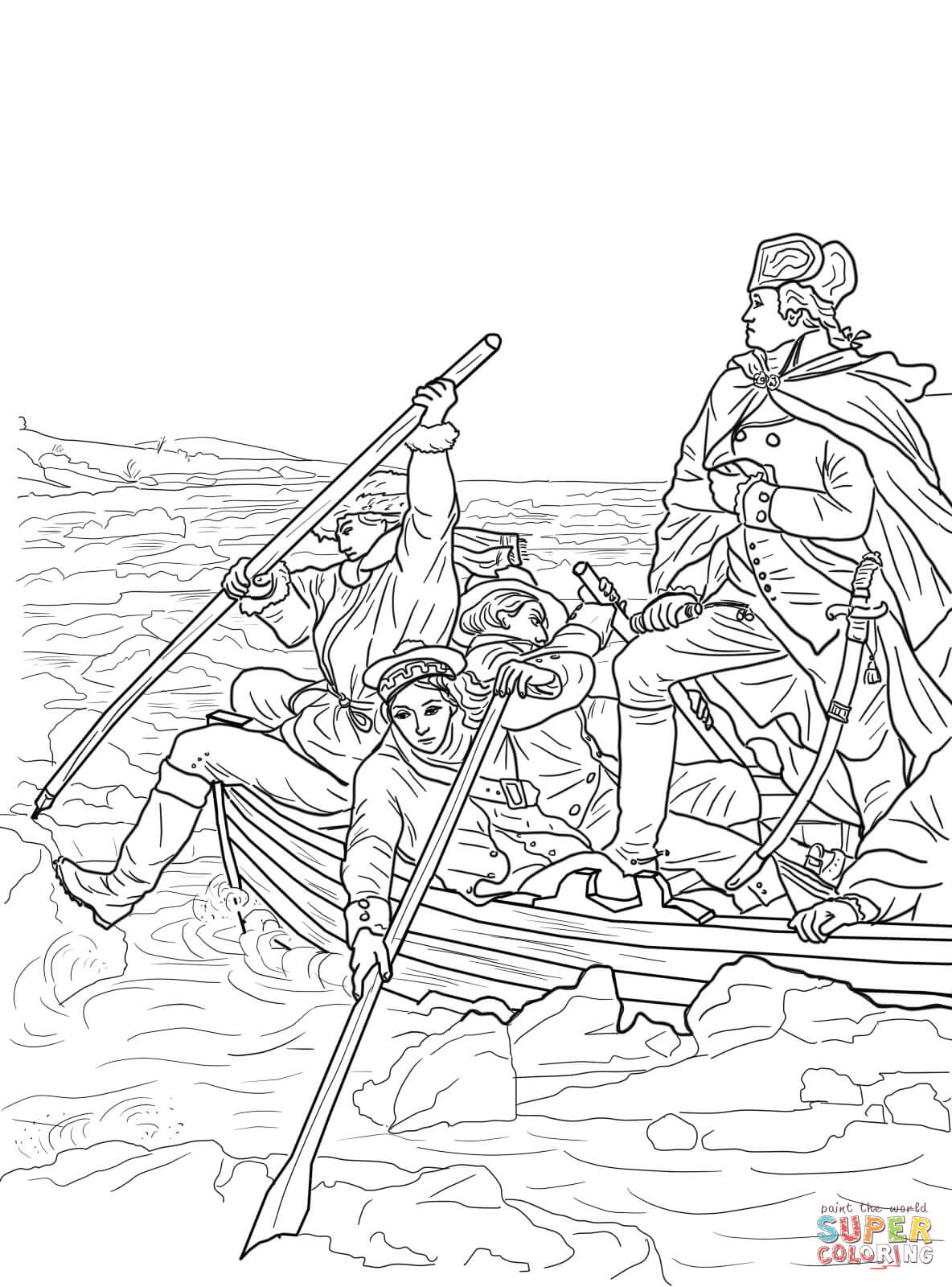1184x1600 George Washington Coloring Page Pages Free
