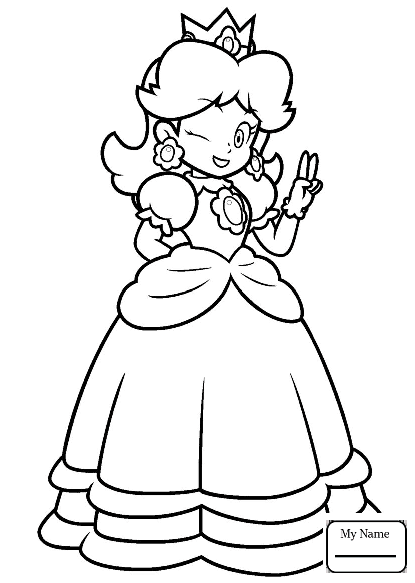 Daisy From Mario Coloring Pages 830x1164 Daisy From Mario Coloring Pages